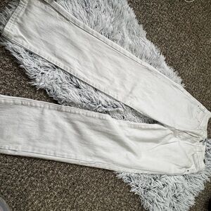 Classic White Straight Leg Women's Jeans